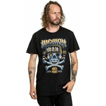 Meatfly мъжка тениска Crossbones Black | Черна | Размер Meatfly | Cheren | МЪЖЕ | S