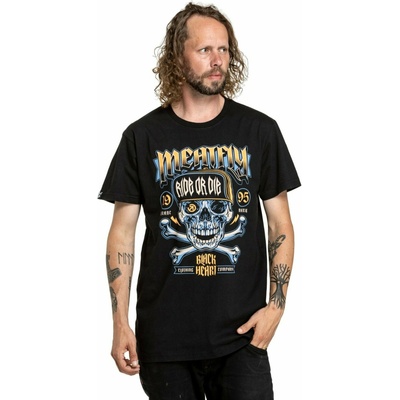 Meatfly мъжка тениска Crossbones Black | Черна | Размер Meatfly | Cheren | МЪЖЕ | S