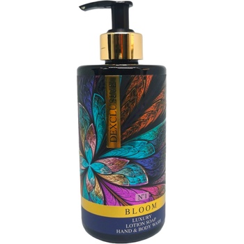 DEXCLUSIVE течен сапун за ръце и тяло, Парфюмен аромат, 400мл, Bloom 1