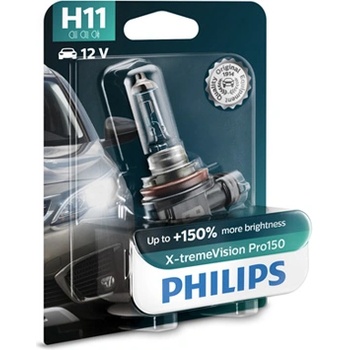 Philips Крушка, фар за дълги светлини PHILIPS H11, 12V, 55W, 3450K, 1350lm, 1 бр