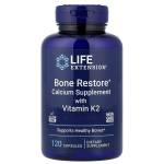 Life Extension Bone Restore with Vitamin K2, 120 caps