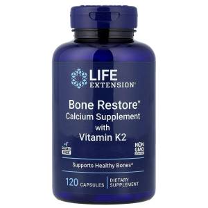 Life Extension Bone Restore with Vitamin K2, 120 caps