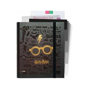 Harry Potter - Binder A4 with cards (4 rings, eraser)