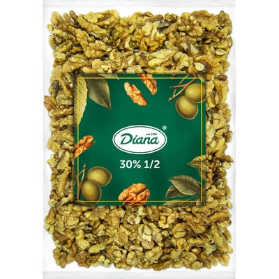 Diana Company Jadrá vlašských orechov 30% polovice 500 g