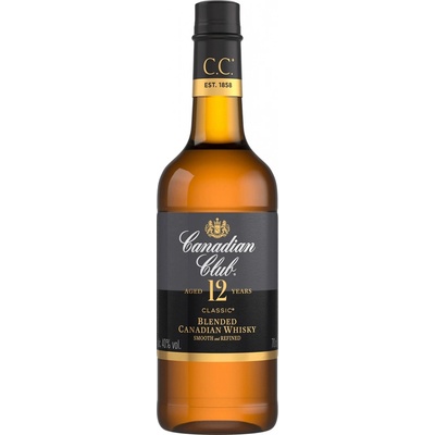 Canadian Club Classic 12y 40% 0,7 l (holá láhev)