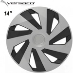 Versaco Тасове за джанти 14" Versaco Vector Silver/Black