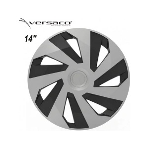 Versaco Тасове за джанти 14" Versaco Vector Silver/Black