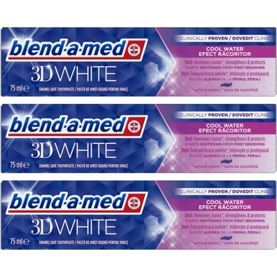 Blend-a-med 3D White Cool Water 3 x 75ml