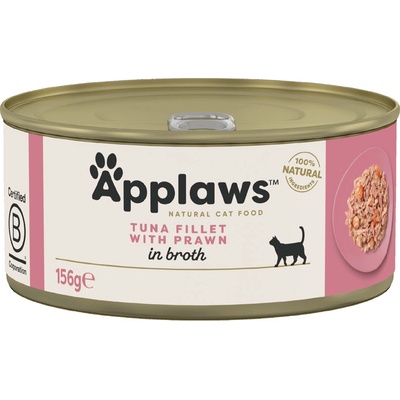 Applaws Cat Tuniak s krevetami 6 x 156 g