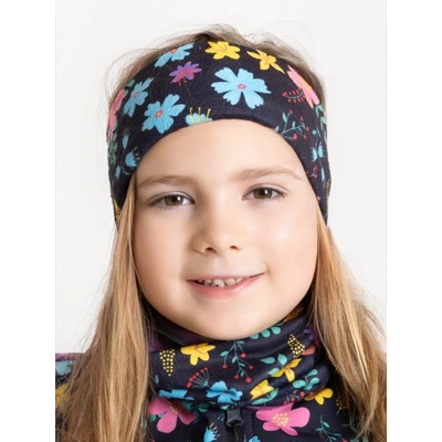 Unuo Dětská čelenka fleecová Elise, Kytičky – Sleviste.cz