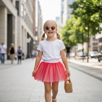 Dětská tylová tutu sukně s podšívkou nastavitelný pas bílá/červená – Zbozi.Blesk.cz