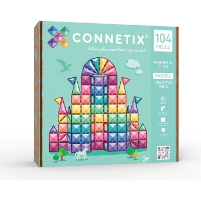 Connetix Pastel Creative Pack 104ks