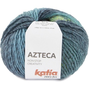 Katia Azteca 7886 Green/Blue-Green Плетива прежда (7886)