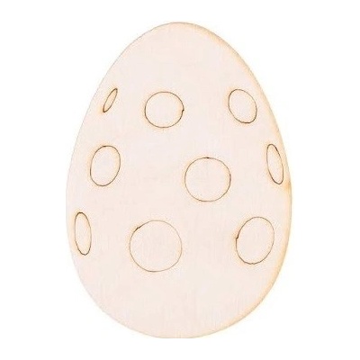 Drevené vajíčko I 8 x 6 cm