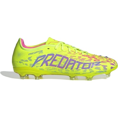Adidas Мъжки футболни бутонки Adidas Predator Pro Firm Ground Football Boots Mens - Lemon/Blue/Pink