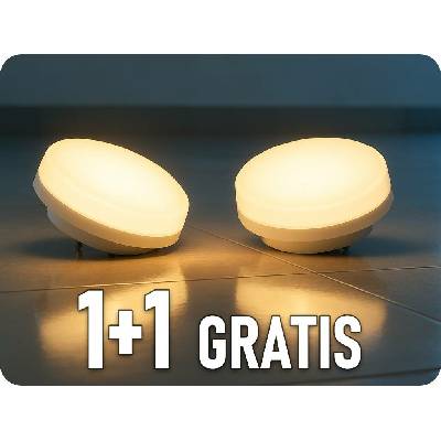 V-TAC LED žárovka GX53 6,4W 560 lm 1+1 denní bílá