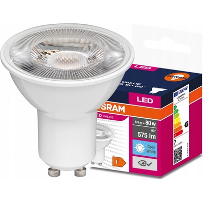 Osram VALUE PAR 16 80 36° 6.9 W/4000K GU10 biela