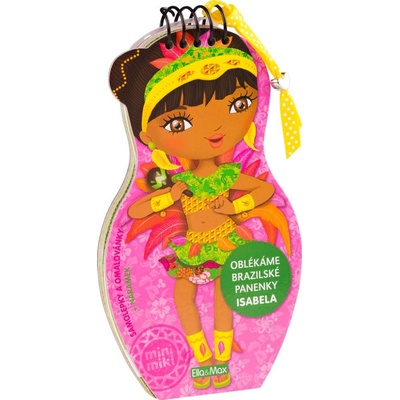 Baagl Oblékáme brazilské panenky ISABELA