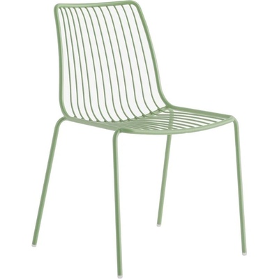 Pedrali Zelená kovová zahradní židle Nolita 3651