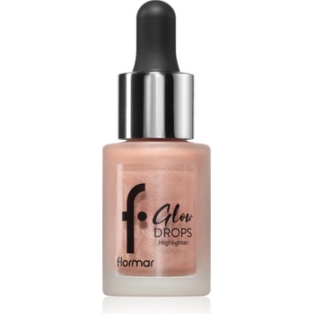 Flormar Glow Drops Lip Tattoo течен хайлайтър цвят 002 Sun Glow 14ml