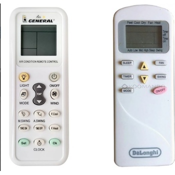 General DELONGHI KTTCL001, CKP 30E - съвместимо дистанционно управление на марката General (KTTCL001, CKP 30E)