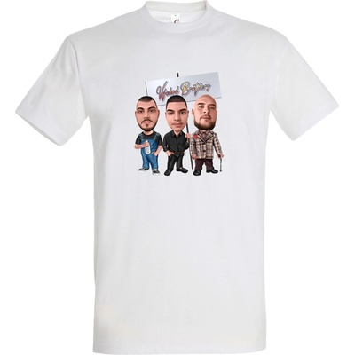 Východ Brothers tričko Východ Brothers biele