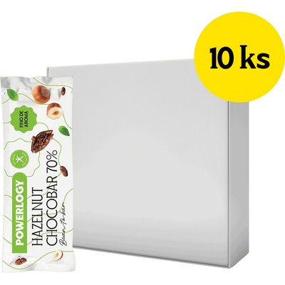 POWERLOGY Powerlogy Choco Bar 70 % 10 x 50 g