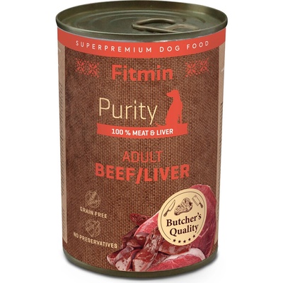Fitmin Dog Purity Beef with Liver 400 g