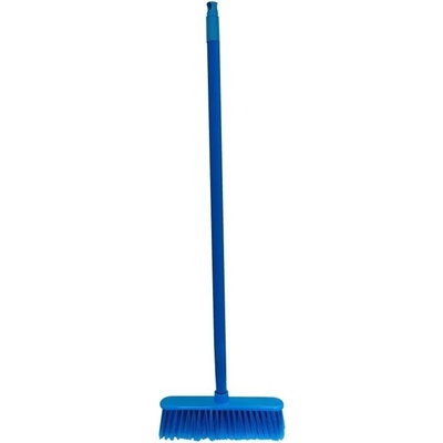 Clanax Smeták Economy s tyčí 120 cm modrý