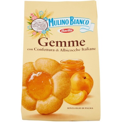 Mulino Bianco Gemme sušienky s marhuľovým džemom 200 g