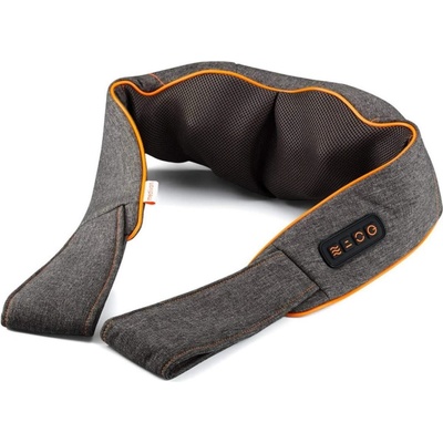 Medivon Шиацу масажор Medivon Collar Simple MD-R1505, 18 W, 8 глави, Таймер, Force Control, Затопляне, Сив (MD-R1505)