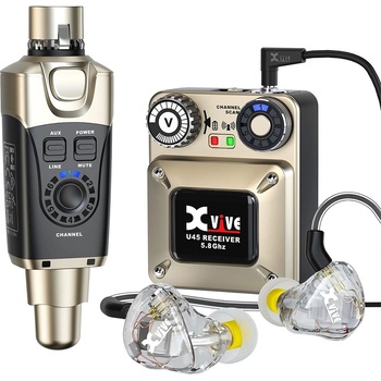 Xvive Безжичен адаптер мониторинг система Xvive U45Т9 + слушалки