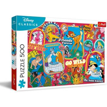 Image 1 of Trefl Пъзел Trefl от 500 части - Дисни: През годините (37465)