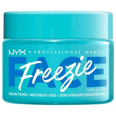 NYX Professional Makeup Face Freezie Cooling Primer + Moisturizer хидратираща основа за фон дьо тен и крем за лице 2в1 50 ml
