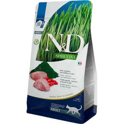 Farmina N&D cat SPIRULINA GF adult, lamb & goji 0,3 kg
