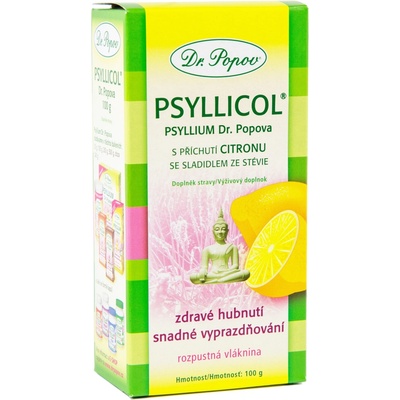 Dr. Popov Psyllicol s příchutí citronu 100 g