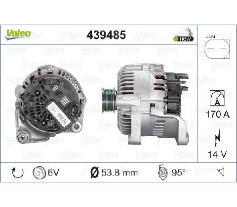 Alternátor VALEO 439485