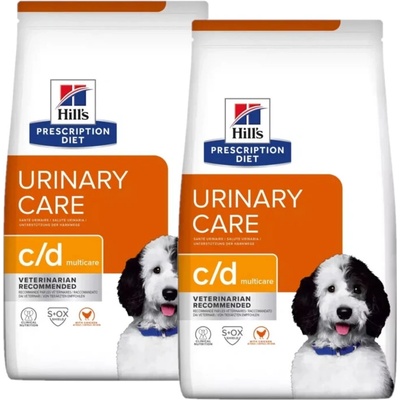 Hill's PD Prescription Diet Canine c/d Urinary Care 2 x 4 kg