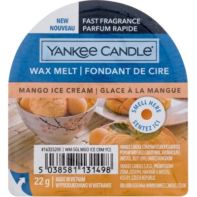 Yankee Candle Mango Ice Cream от Yankee Candle Унисекс Ароматизиран восък 22г
