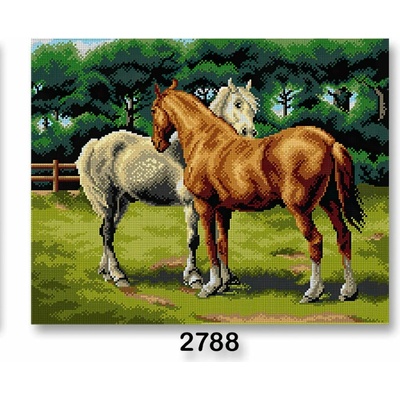 Předloha vyšívací 40 x 50 cm 2788 koně – Zboží Mobilmania