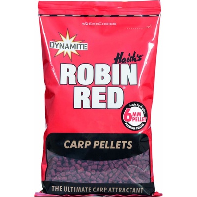 Dynamite Baits pelety Robin Red NOT DRILLED 900 g 6 mm