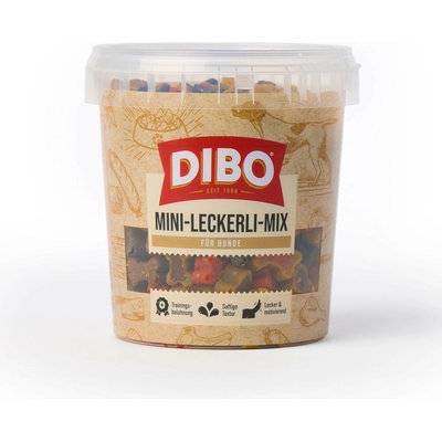 DIBO směs mini pamlsků v kbelíku Výhodné balení 3 x 500 g