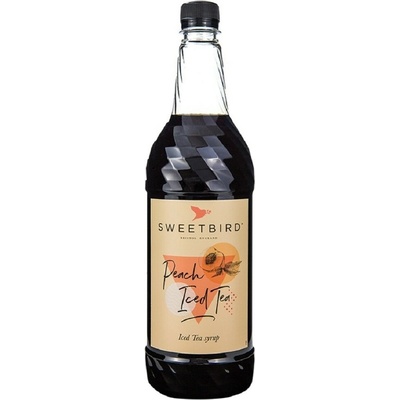 Sweetbird Sirup Iced Tea broskev sklo 1 l