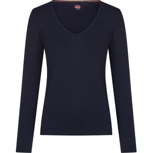 Icebreaker Дамско мериносово термобельо Icebreaker Women's Merino 260 Oasis L/S V Neck Merino base layer - Midnight Navy (115-2829-0212)