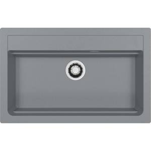 Alveus Atrox - Гранитна мивка 79x50 см, бързо затваряне, камък 1149209 (1149209) Мивка за вграждане