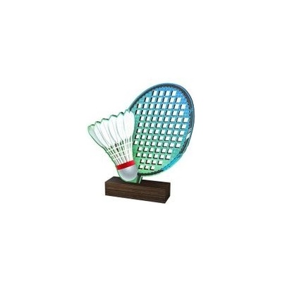 Poháry Bauer Dřevěná plaketa WF050 Badminton