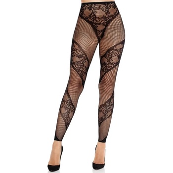 Мрежест чорапогащник, провокативен - Lace Footless Tights S/M/L (D-243085)