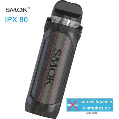 Smoktech IPX 80 grip Full Kit 3000 mAh Black Carbon Fiber 1 ks