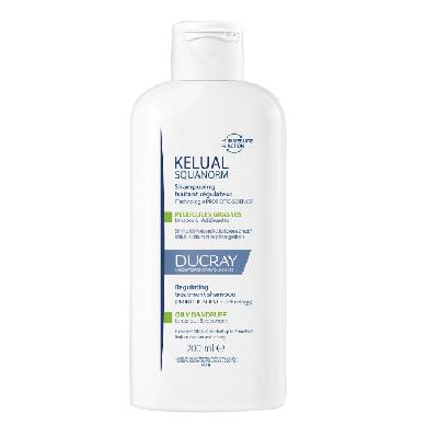 DUCRAY KELUAL SQUANORM šampón proti mastným lupinám 200ml