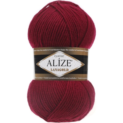 Alize Lanagold Classic 390 červeno růžová